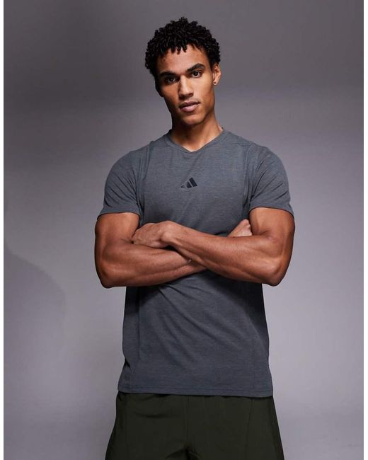 Adidas Originals Gray Adidas Training D4t T-shirt for men