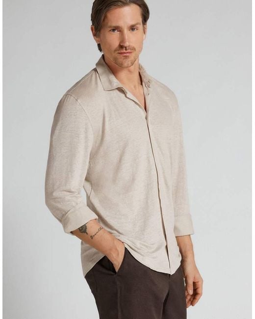 Intimissimi Natural 100% Soft Linen Shirt for men