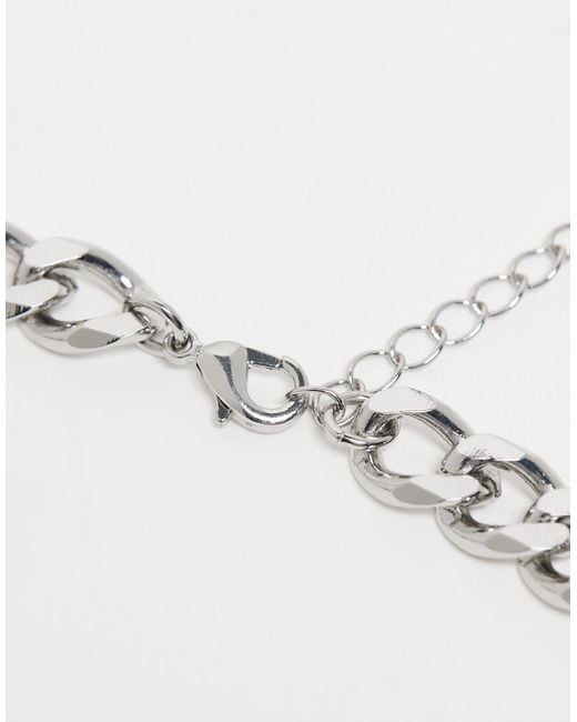 ASOS White 2 Pack Midweight Chain Set for men