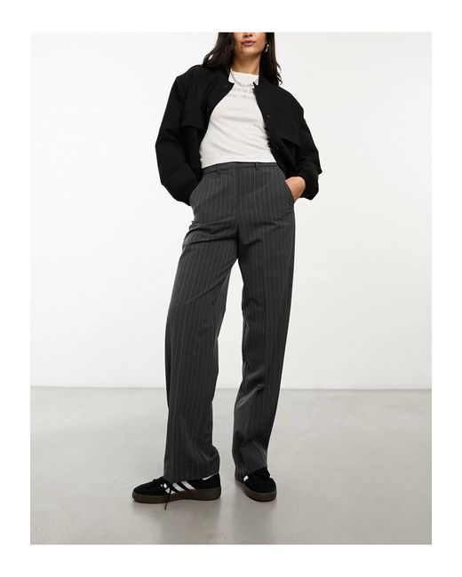 JJXX Black Mary High Waisted Tailored Trousers