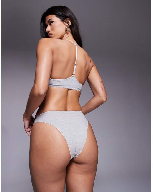 ASOS Blue Mila 2 Pack Brazilian Brief