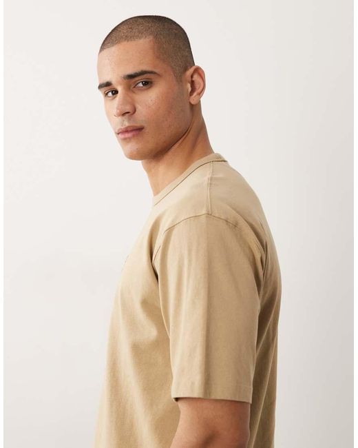 Polo Ralph Lauren Natural Icon Logo Heavyweight Relaxed Fit T-shirt for men