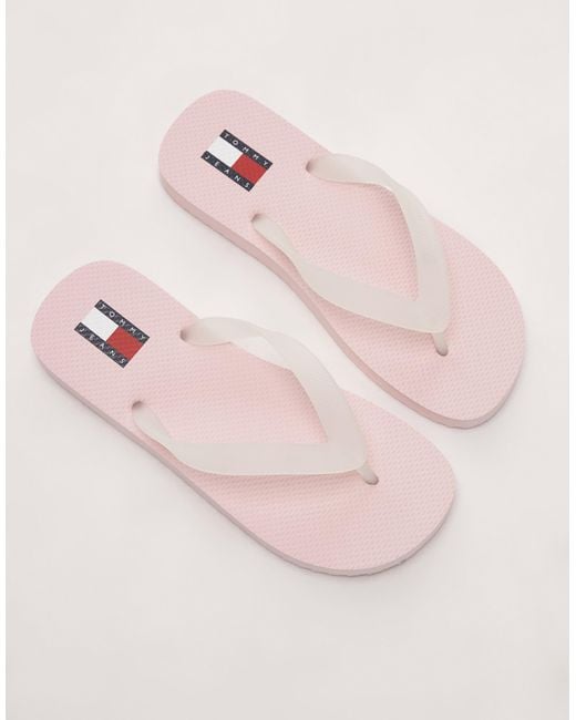Tommy Hilfiger Brown – zehenstegsandalen
