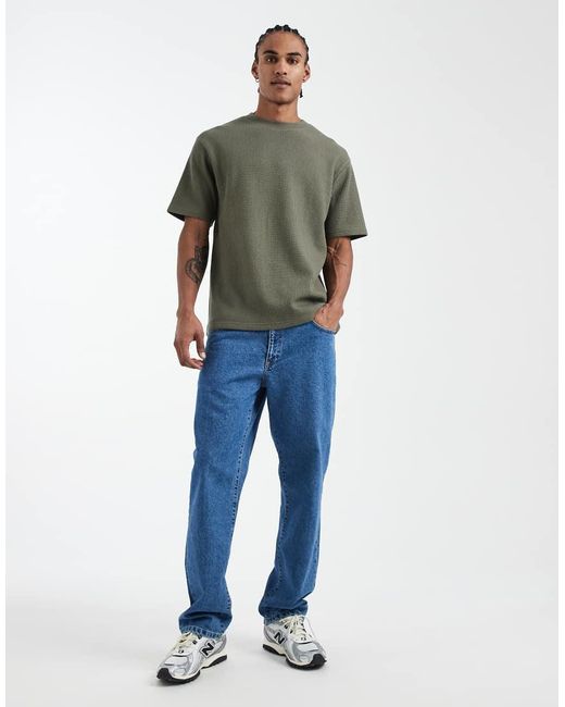 ASOS Green Heavyweight Relaxed T-Shirt for men