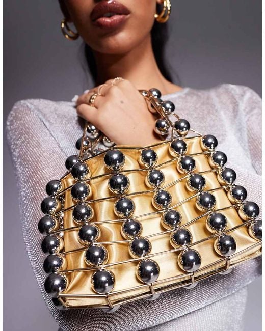 ASOS Large Grab Ball Bag in Grey Lyst UK