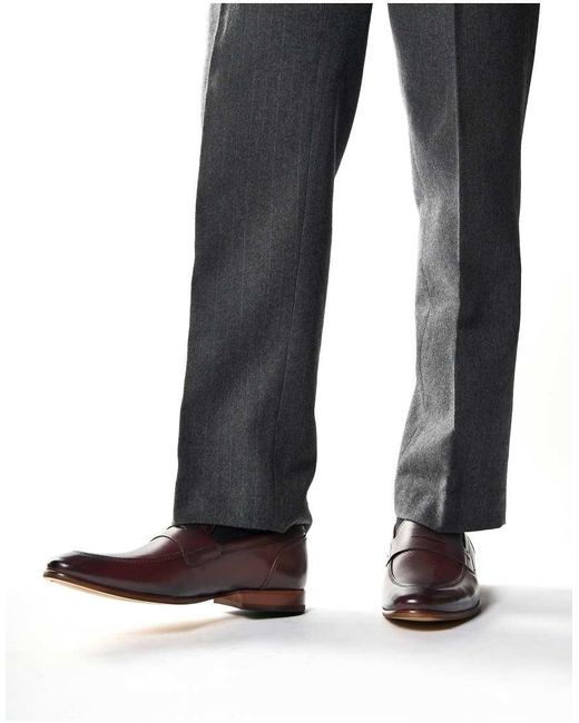 Base London Black Bruno Penny Loafer for men