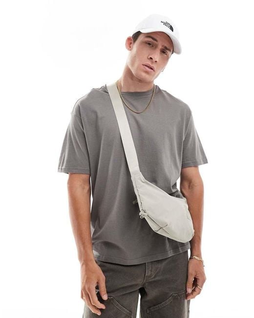 The North Face Gray Never Stop Sling Cross Body Bag for men