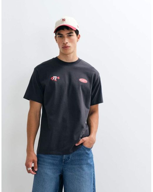 Levi's Blue Graphic Relaxed T-shirt for men