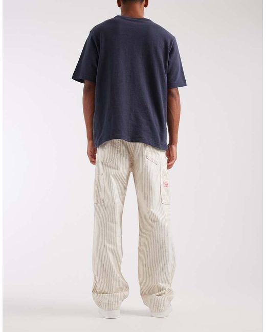 Levi's Blue Workwear 568 Loose Double Knee Trousers for men