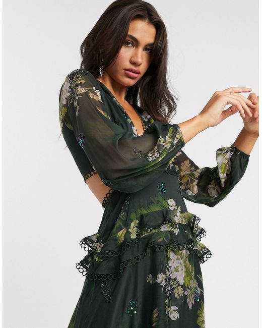 jigsaw denim dress Lyocell Belted Back Smocked Bodice Denim Cut Out Mini Finish:Natural Frame with Mat
