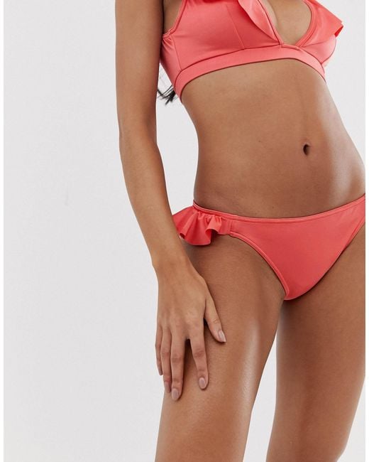 asos bikini orange