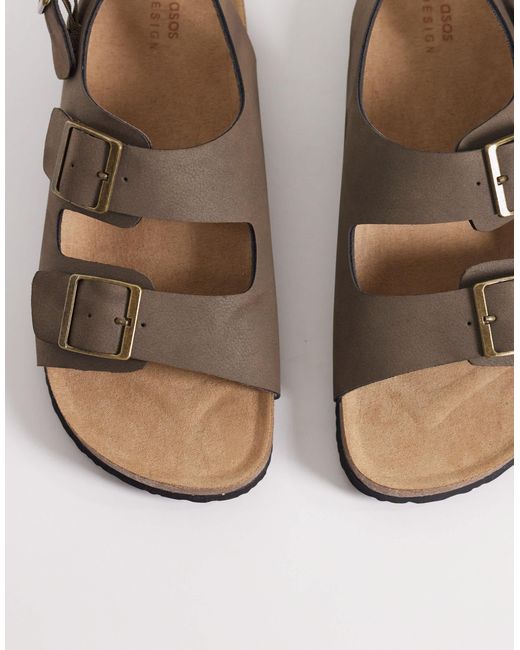 ASOS – sandalen in Brown für Herren