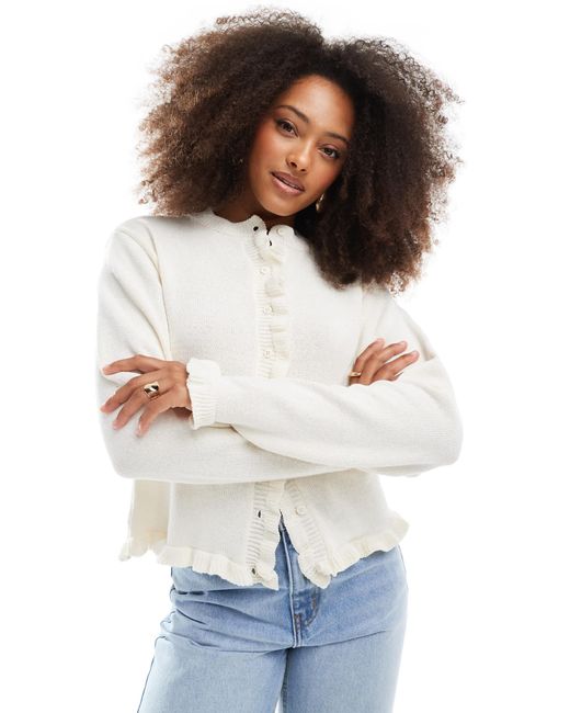 ASOS White – strickjacke
