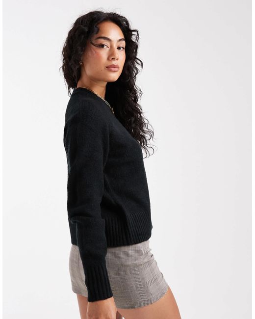 Threadbare Black – strickjacke