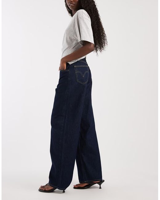 Levi's Blue Cinch Baggy Jeans