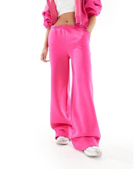 ASOS Pink – weit geschnittene jogginghose