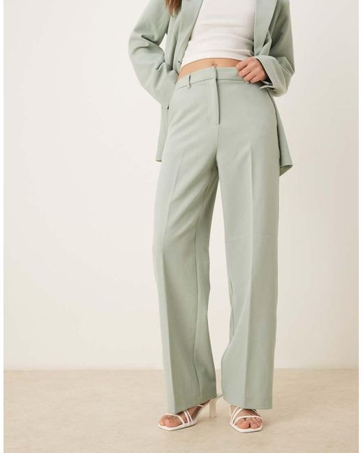Y.A.S Multicolor High Waist Straight Leg Tailored Trouser Co-ord