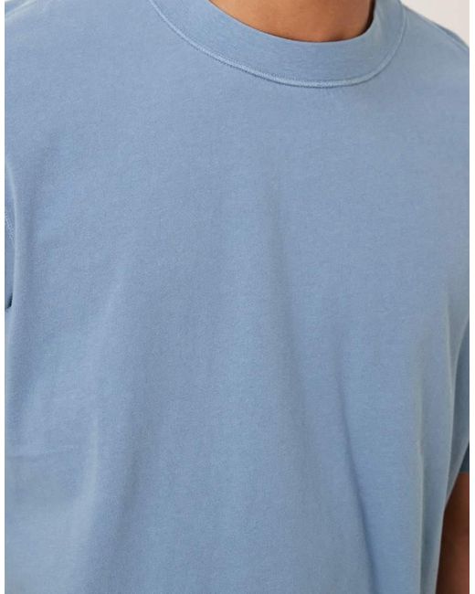 T-Shirt A Maniche Corte Vintage Slavato di Abercrombie & Fitch in Blue da Uomo