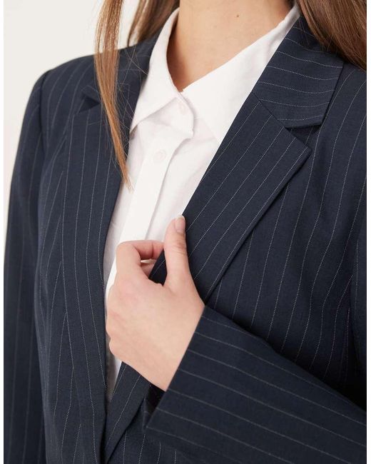 Vila Blue Tailored Blazer Co-ord