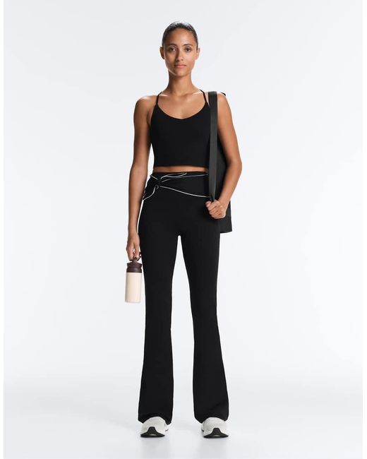 Oysho Blue Comfortlux Tank Top With Adjustable Straps