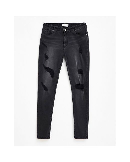 ASOS Black Spray On Jeans With Power Stretch for men