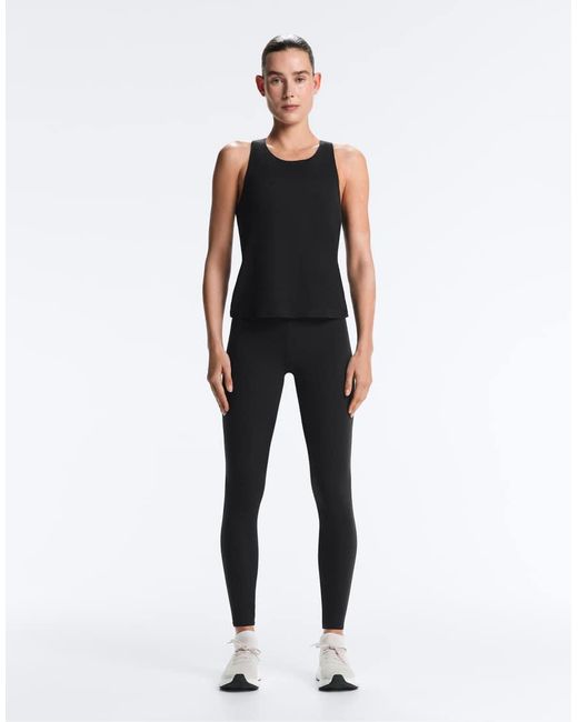 Oysho Black Cross Back Comfortlux T-Shirt