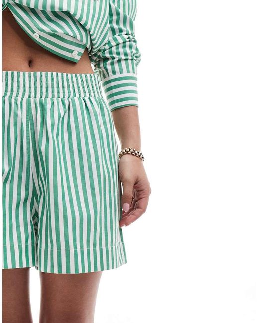 French Connection Gestreepte Short in het Green