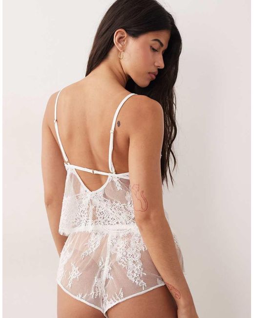 Ann Summers Pink Availing Bridal Cami Set