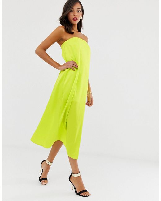 asos bandeau dress