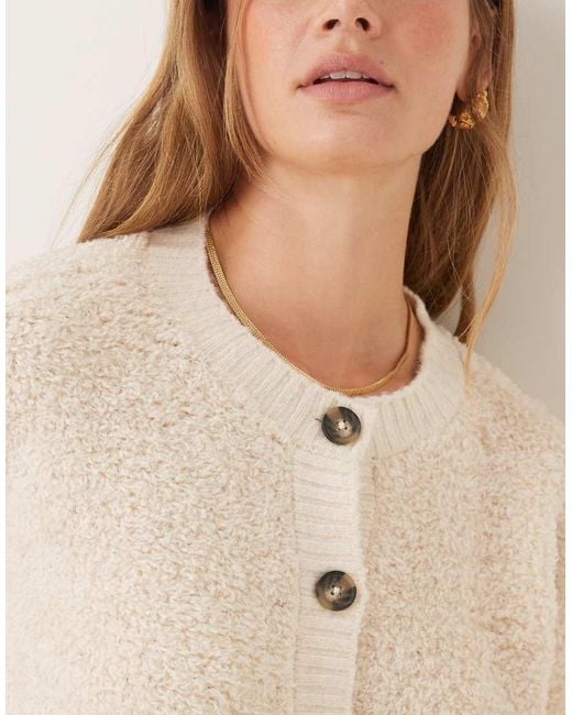 Jdy Natural Teddy Cardigan