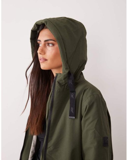 Regatta Green Waterproof Hooded Hazel Insulated Jacket