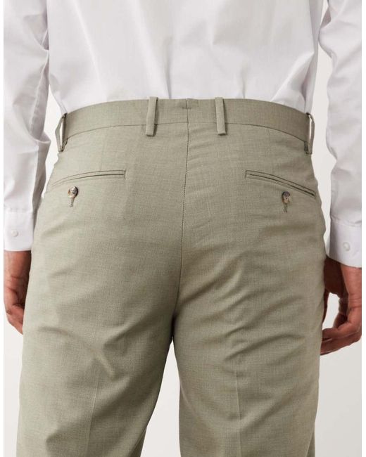Mango Natural Milan Slim Fit Tailored Trouser Co-ord for men