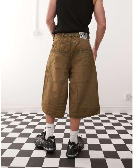 Cheap Monday White Dunno Jorts for men
