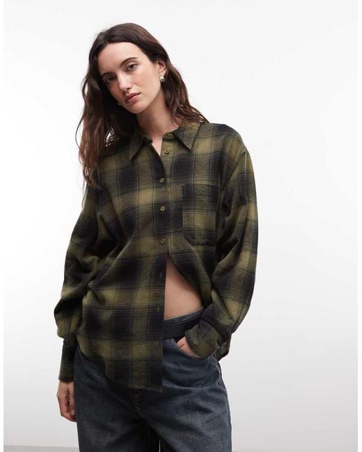 ASOS Black Oversized Brushed Shirt