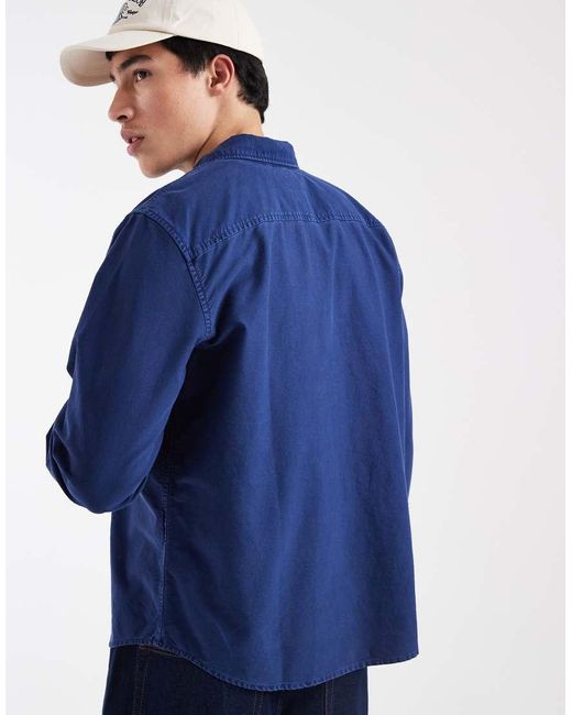 Levi's Blue Authentic Button Down Shirt for men