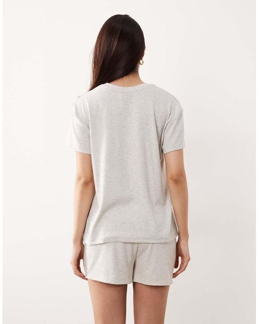 ASOS White Asos Design Maternity Mix And Match Flippy Pyjama Short