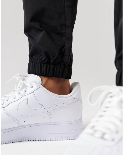 French Connection White Nylon Tech Cuffed Trousers for men