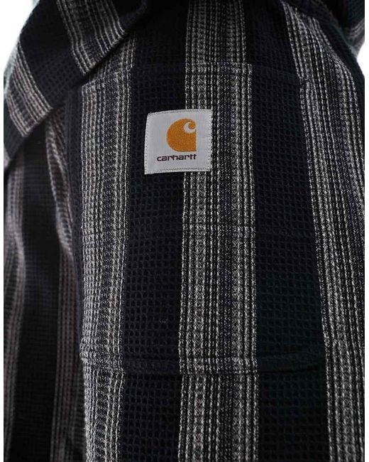 Carhartt Black Dodson Stripe Shorts for men