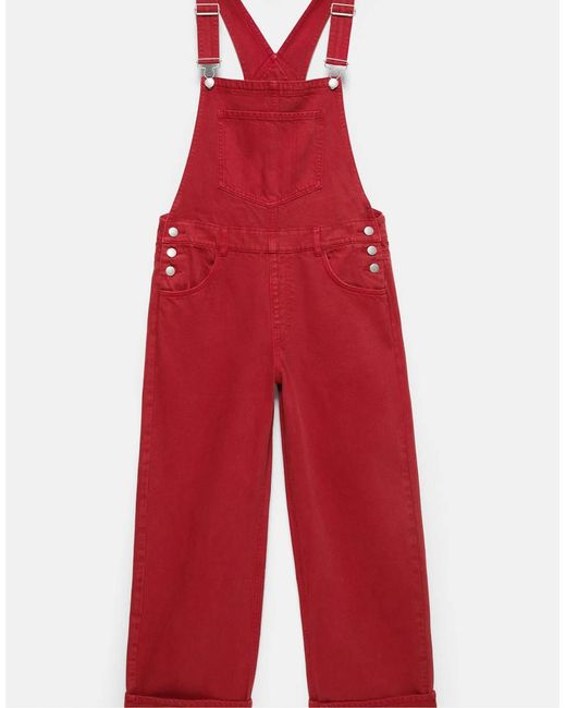 Salopette Lunga di Pull&Bear in Red