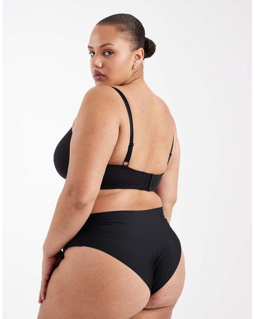ASOS Black Asos Design Curve Moulded T-Shirt Bra