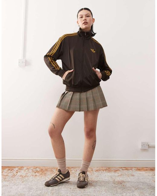 Adidas Originals Brown Firebird Loose Track Top