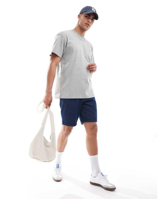Carhartt Gray Chase T-Shirt for men