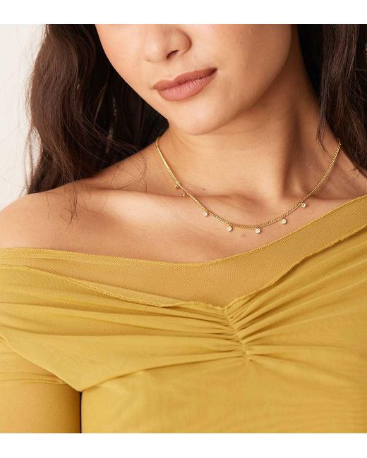 Collana Placcata 18 K Con Pendenti Multipli di Orelia in Yellow
