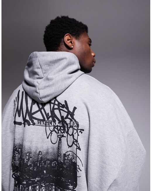 ASOS – kapuzenpullover in Gray für Herren