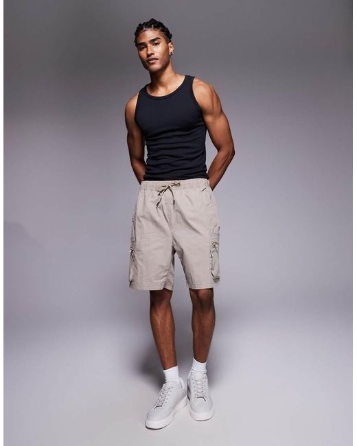 River Island Multicolor Cargo Shorts for men