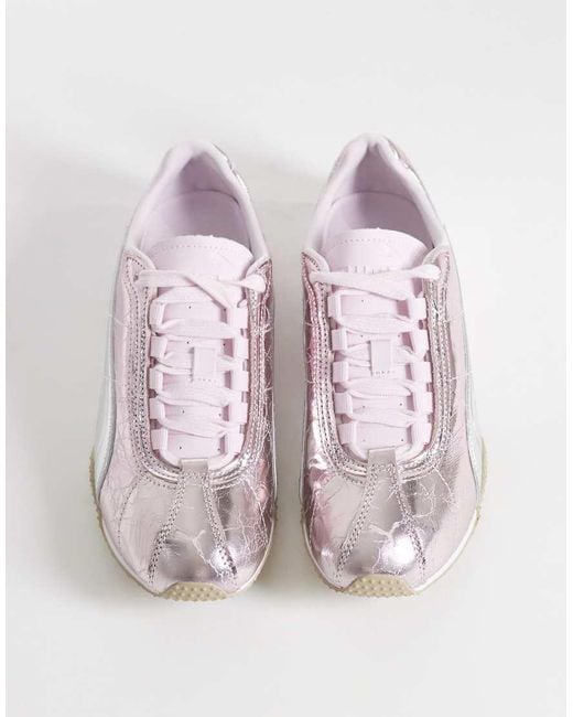 PUMA White H-Street Lustre Trainers