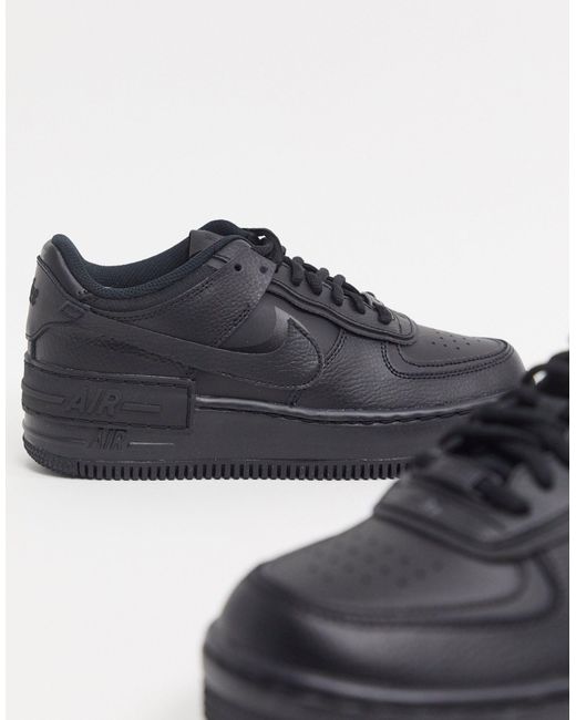 black air force 1 leather