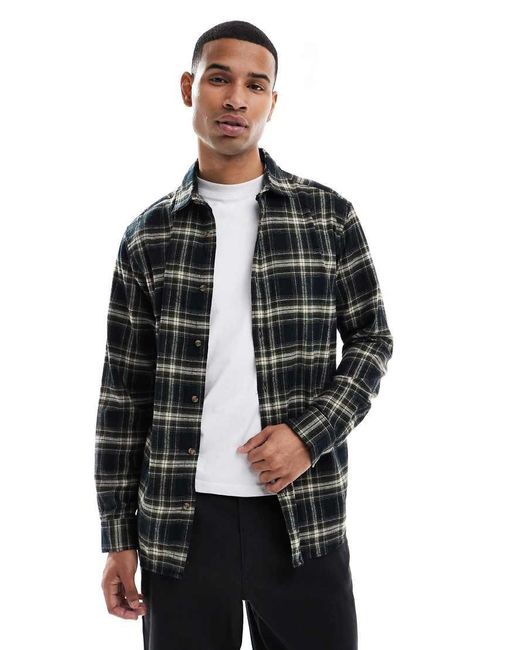 Jack & Jones Black Check Shirt for men