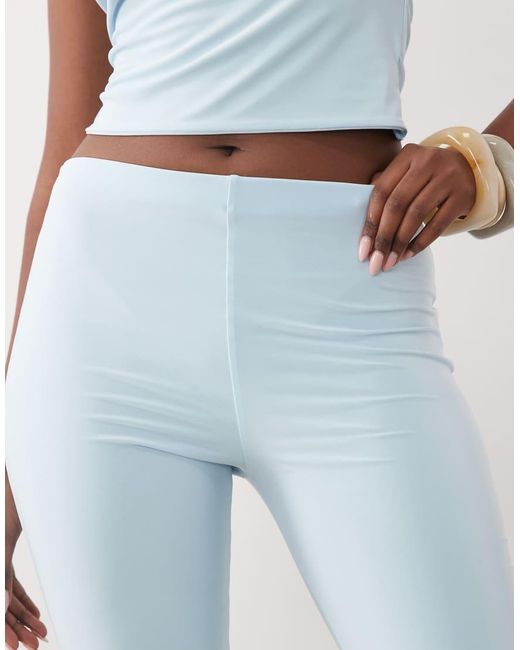 Missy Empire White Double Sculpted Slinky Capri Trouser Co-Ord