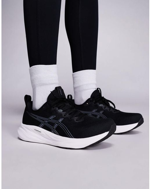 Asics Black Gel-pulse 16 Running Trainers